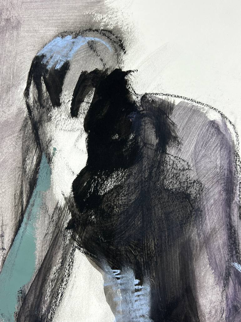 Original Figurative People Mixed Media by Karen Darling