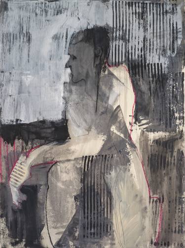 Original Abstract Expressionism People Paintings by Karen Darling