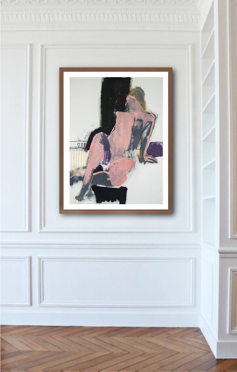 Original Abstract Women Painting by Karen Darling