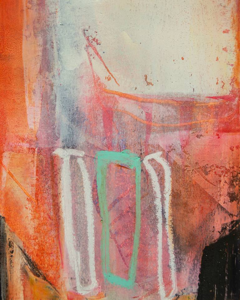 Original Abstract Expressionism Abstract Painting by Karen Darling