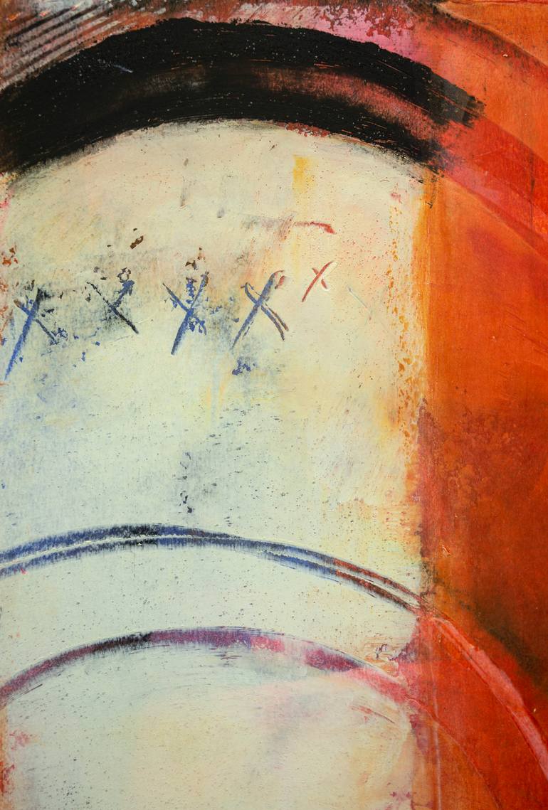Original Abstract Expressionism Abstract Painting by Karen Darling
