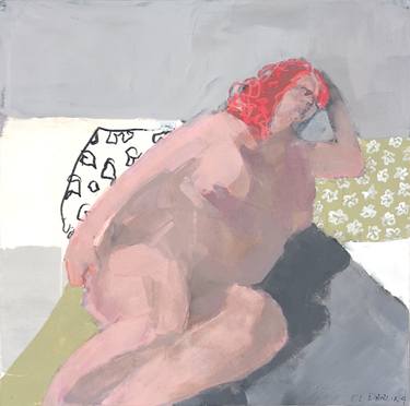 Original Abstract Expressionism Nude Paintings by Karen Darling