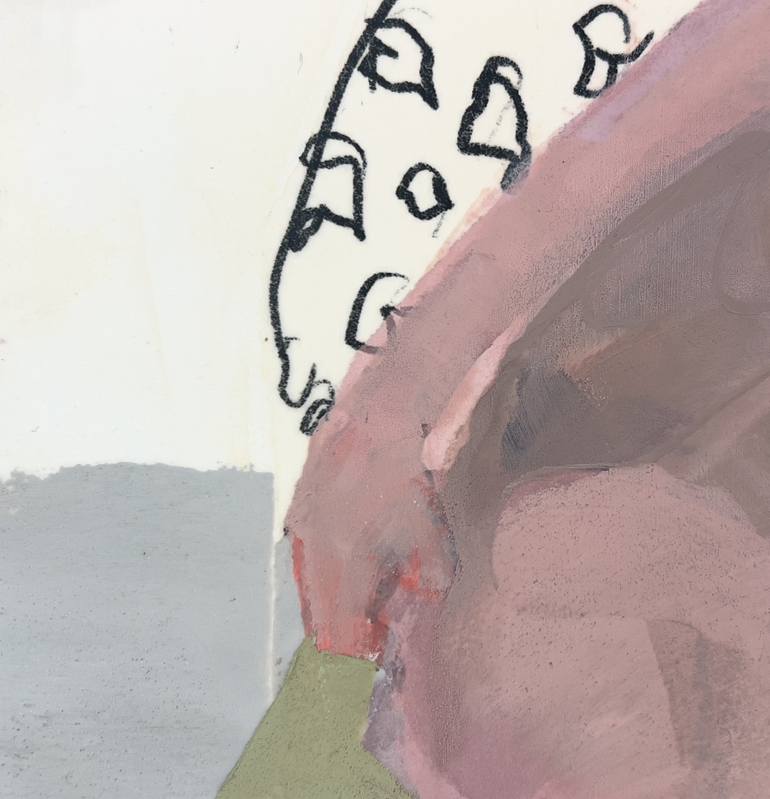 Original Abstract Expressionism Nude Painting by Karen Darling