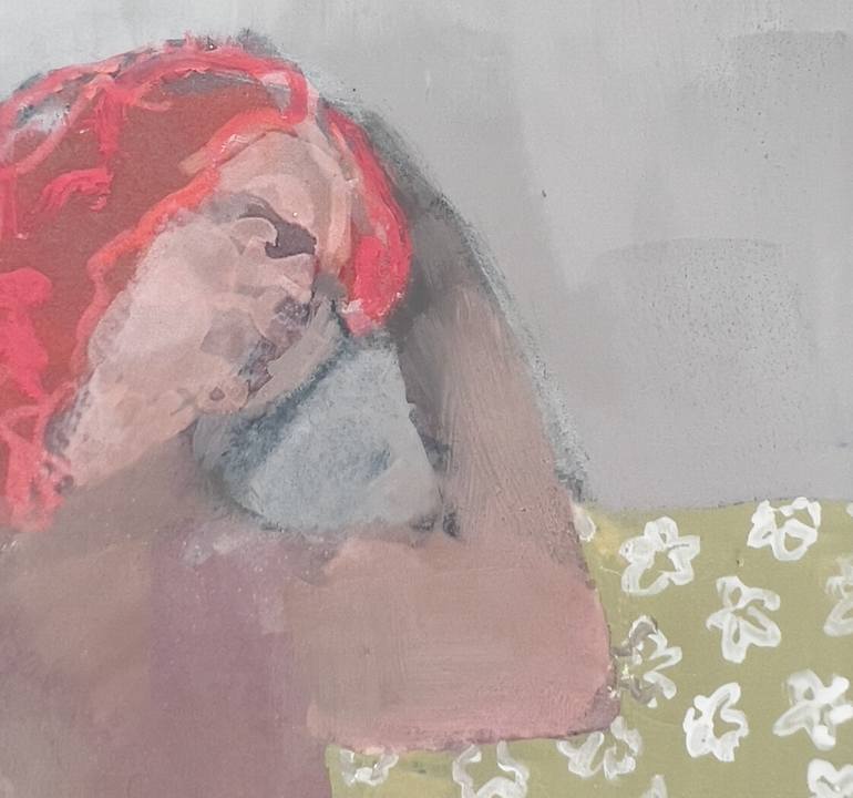 Original Abstract Expressionism Nude Painting by Karen Darling