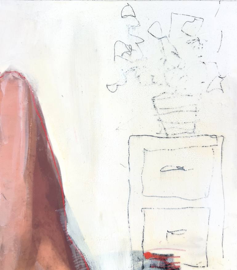 Original Abstract Expressionism Nude Painting by Karen Darling