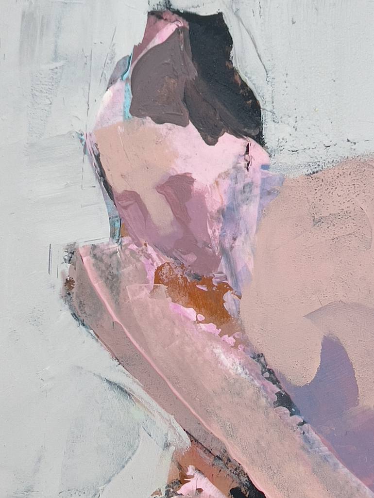 Original Abstract People Painting by Karen Darling