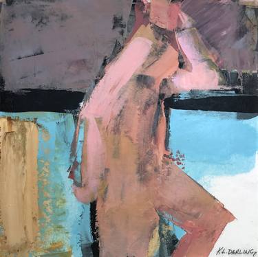 Original Abstract Expressionism People Paintings by Karen Darling