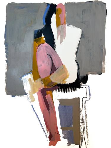Original Abstract People Paintings by Karen Darling