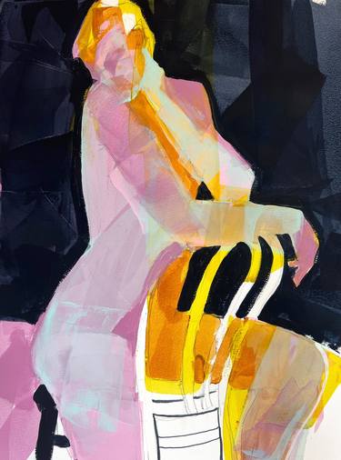 Original Abstract Expressionism Women Paintings by Karen Darling