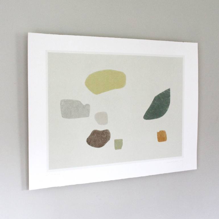 Original Minimalism Abstract Printmaking by Emma Lawrenson