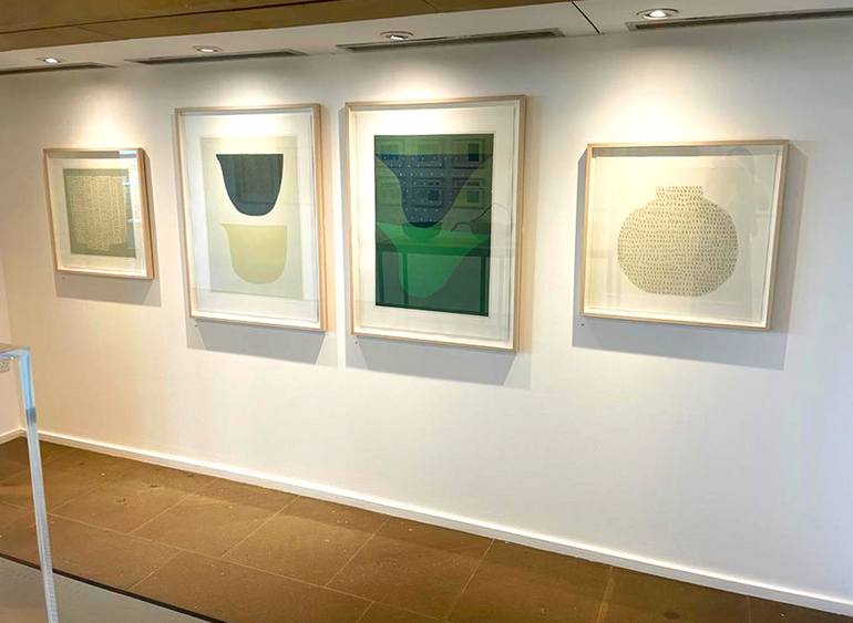 Original Abstract Printmaking by Emma Lawrenson