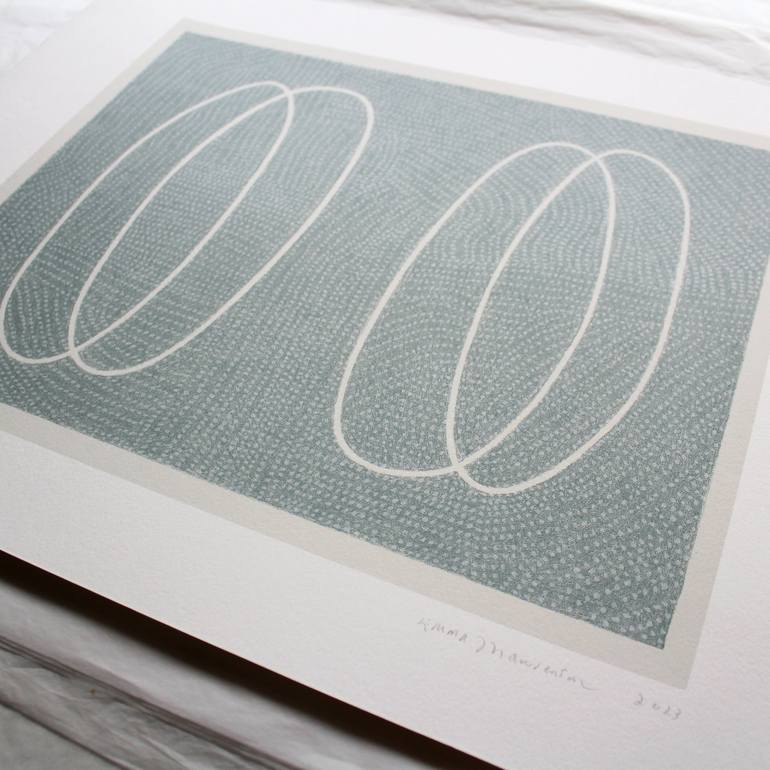 Original Minimalism Abstract Printmaking by Emma Lawrenson