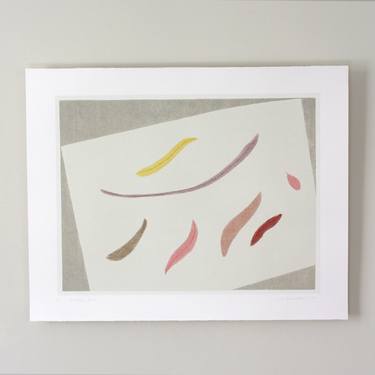 Original Abstract Still Life Printmaking by Emma Lawrenson