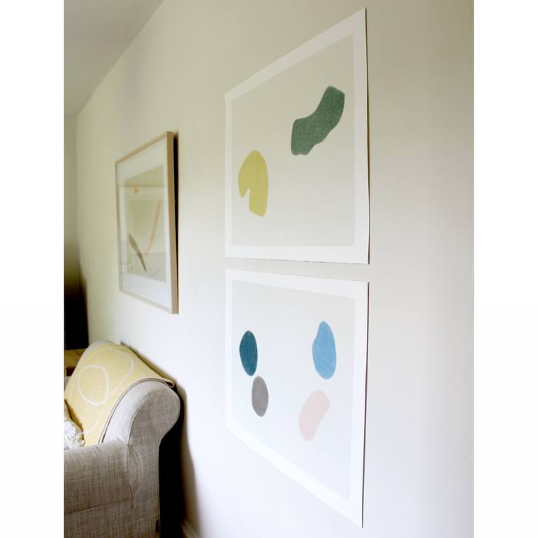 Original Modernism Abstract Printmaking by Emma Lawrenson