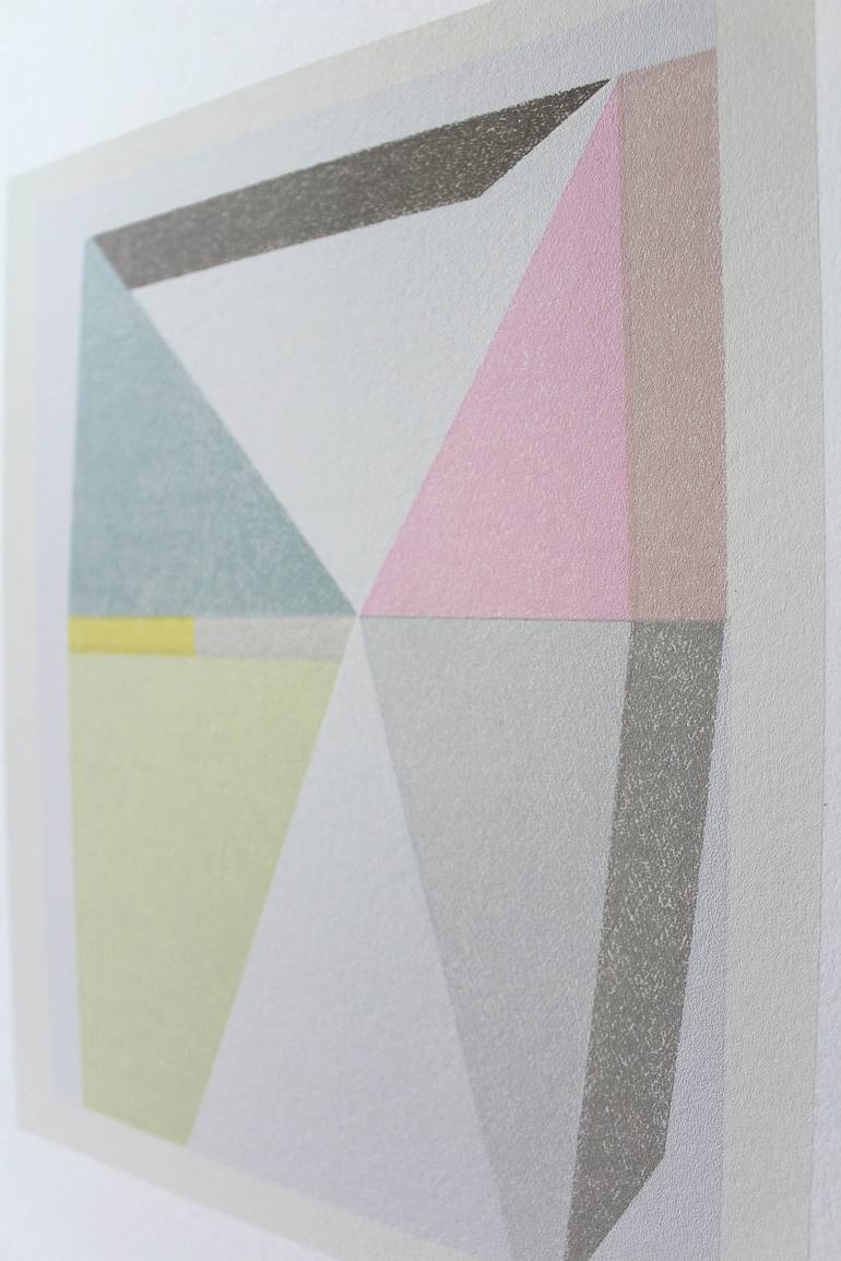 Original Abstract Geometric Printmaking by Emma Lawrenson