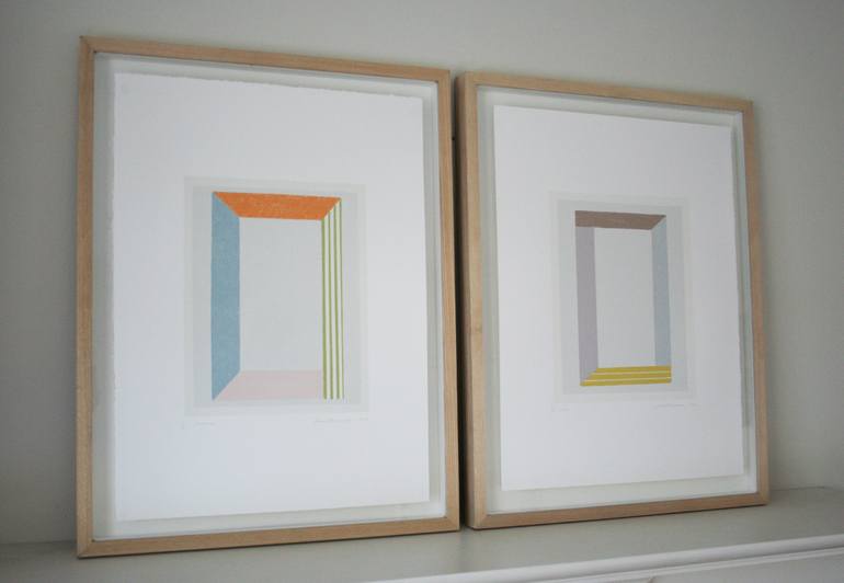 Original Abstract Printmaking by Emma Lawrenson