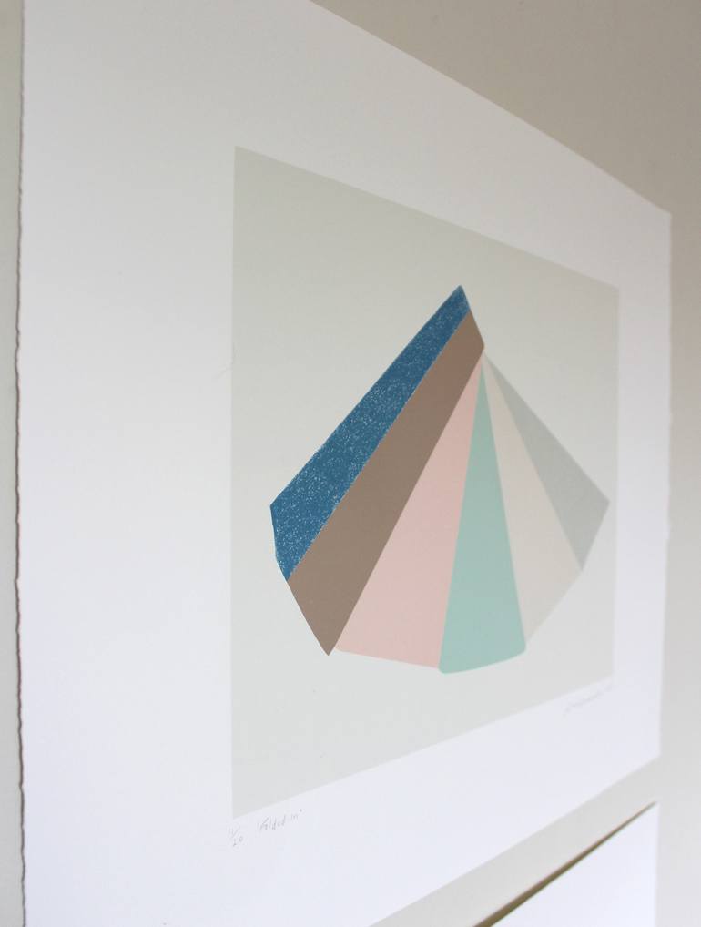 Original Minimalism Abstract Printmaking by Emma Lawrenson