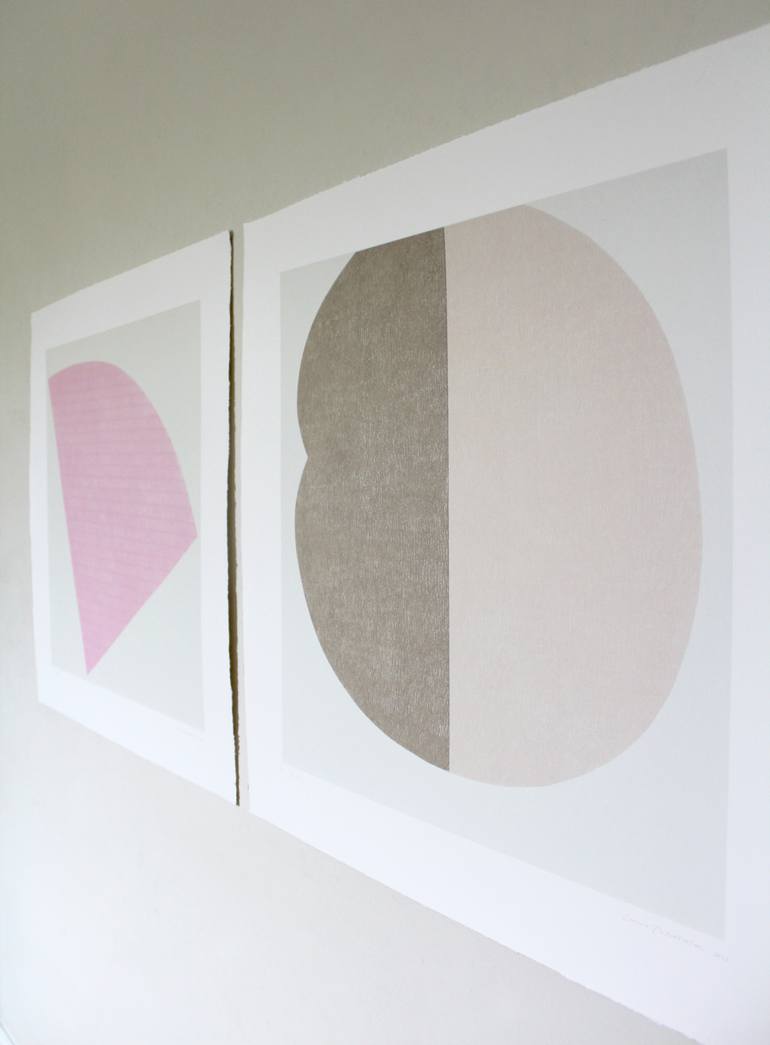 Original Minimalism Abstract Printmaking by Emma Lawrenson