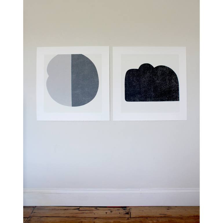 Original Minimalism Abstract Printmaking by Emma Lawrenson