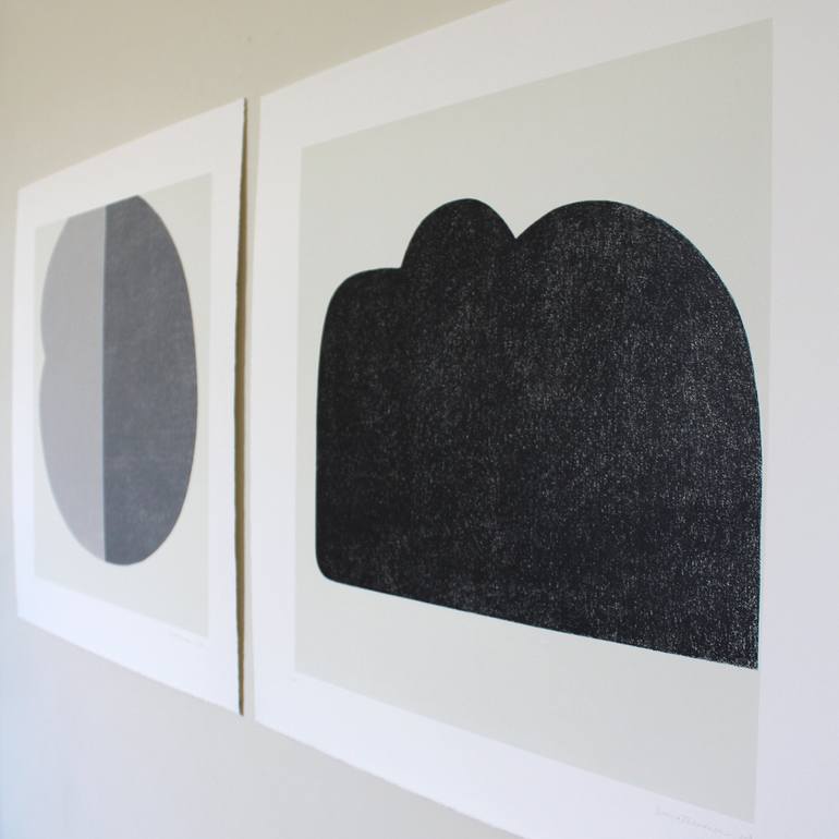 Original Minimalism Abstract Printmaking by Emma Lawrenson