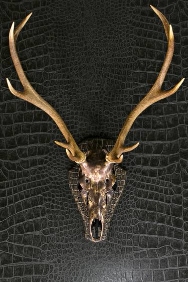 Baratheon Game of thrones inspired STAGS HEAD WALL SCULPTURE thumb