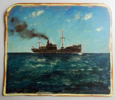 Print of Documentary Ship Paintings by Brian Palm
