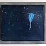 Tomopterid Worm original painting, framed.