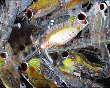 Original Fine Art Fish Paintings by Kathleen Benton