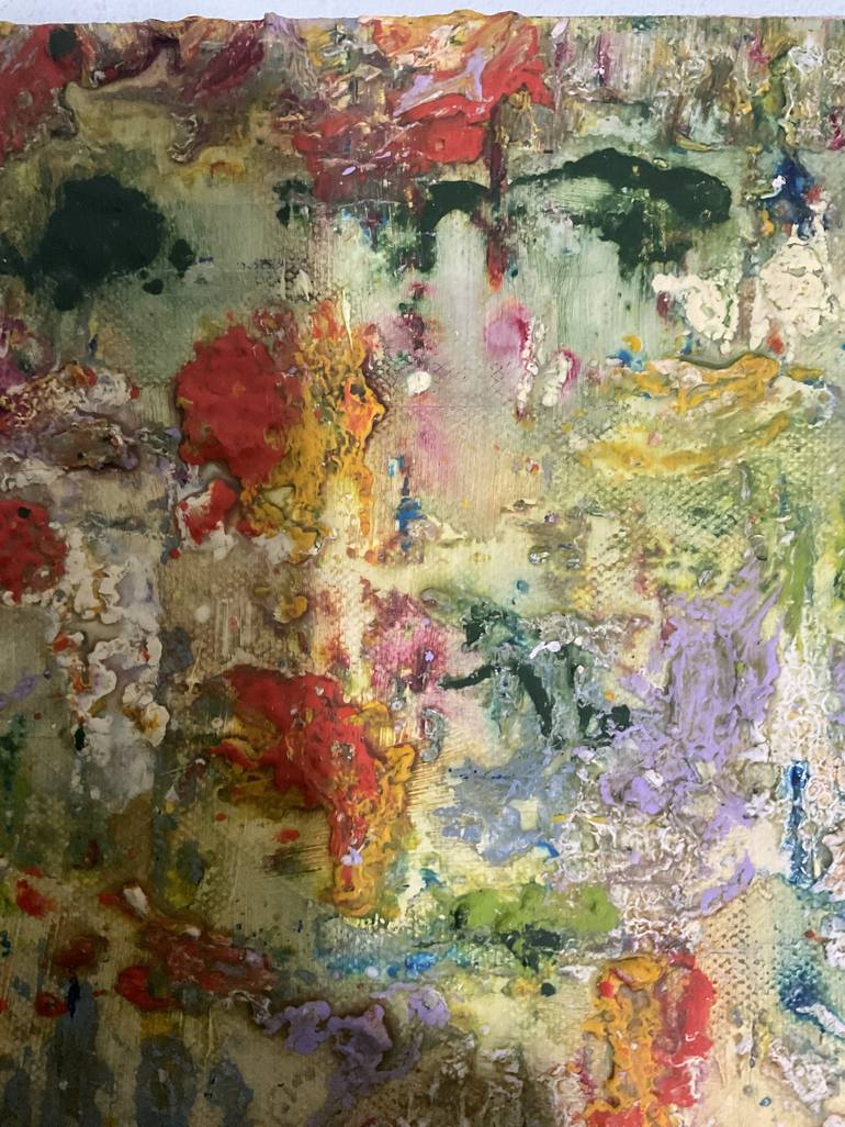 Original Abstract Expressionism Abstract Painting by Katherine HALFORD Greene