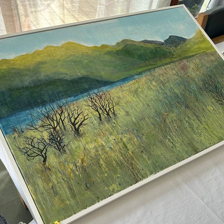 Original Figurative Landscape Painting by Sandra Vick