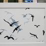 kittiwakes in frame in natural light