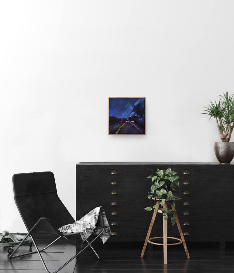 Original Contemporary Cities Painting by Susan Cox