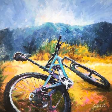 Print of Bicycle Paintings by susan cox