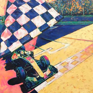 Original Expressionism Automobile Paintings by susan cox