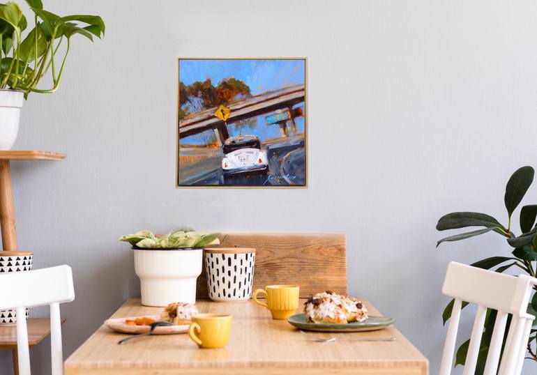 Original Impressionism Transportation Painting by Susan Cox