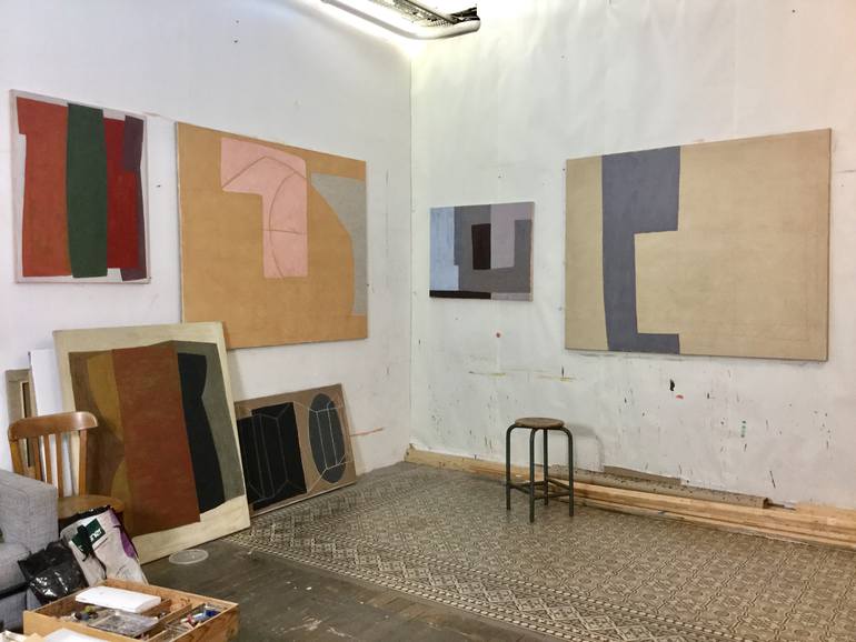 Original Minimalism Abstract Painting by Heurlier Cimolai FrėDėRic