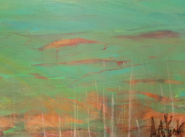 Original Abstract Expressionism Landscape Painting by art van kraft