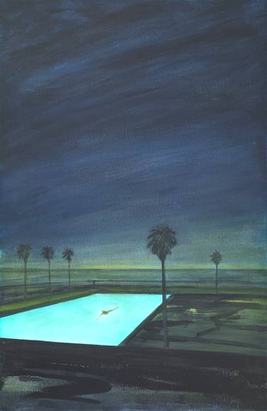 Saatchi Art Artist art van kraft; Painting, “The Pool” #art