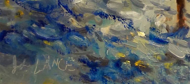Original Impressionism Animal Painting by Joshua Lance