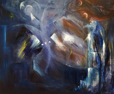 Original Abstract Expressionism Fantasy Paintings by Eamonn B Shanahan