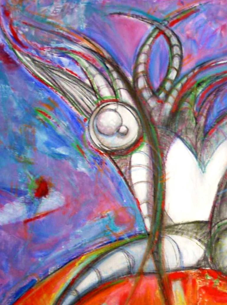Original Conceptual Animal Painting by Manuel Hernandez