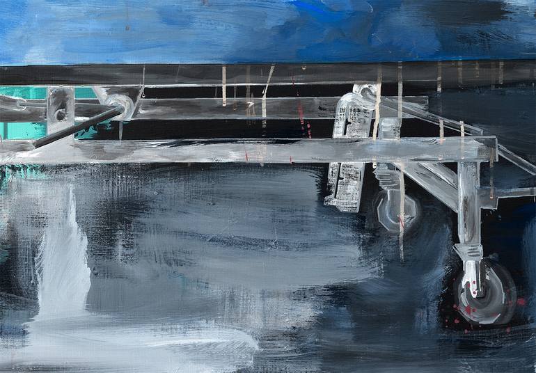 Original Abstract Pop Culture/Celebrity Painting by Political Satirical Pop Art Dikla Stern