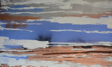 Original Abstract Expressionism Abstract Painting by Margarita Garces
