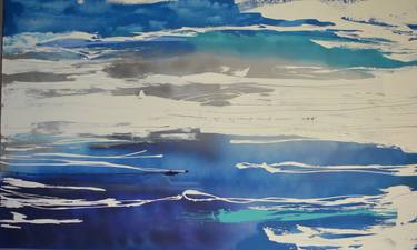 Original Abstract Expressionism Abstract Painting by Margarita Garces