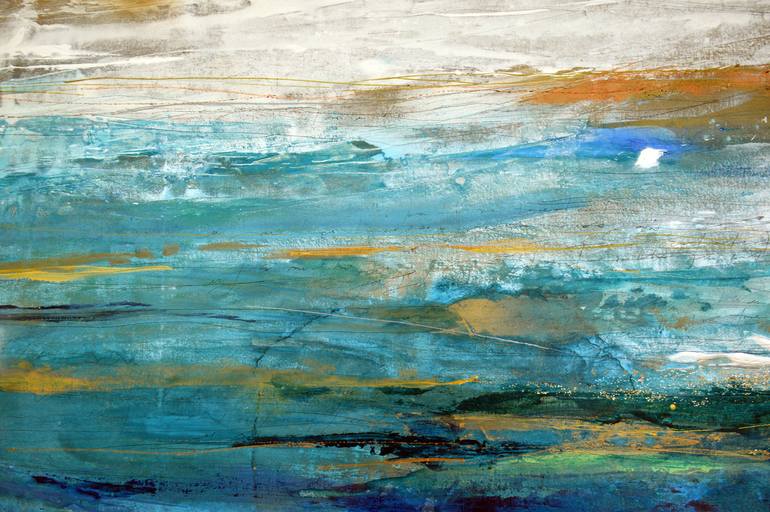 Original Abstract Landscape Painting by Margarita Garces