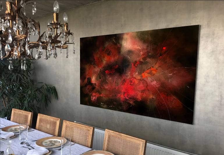 Original Abstract Expressionism Abstract Painting by Margarita Garces