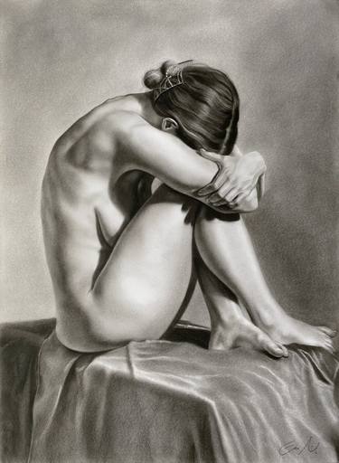 Original Figurative Erotic Drawing by Eric Armusik
