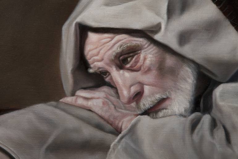 Original Realism Mortality Painting by Eric Armusik