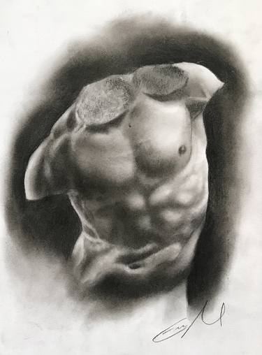 Original Realism Nude Drawings by Eric Armusik