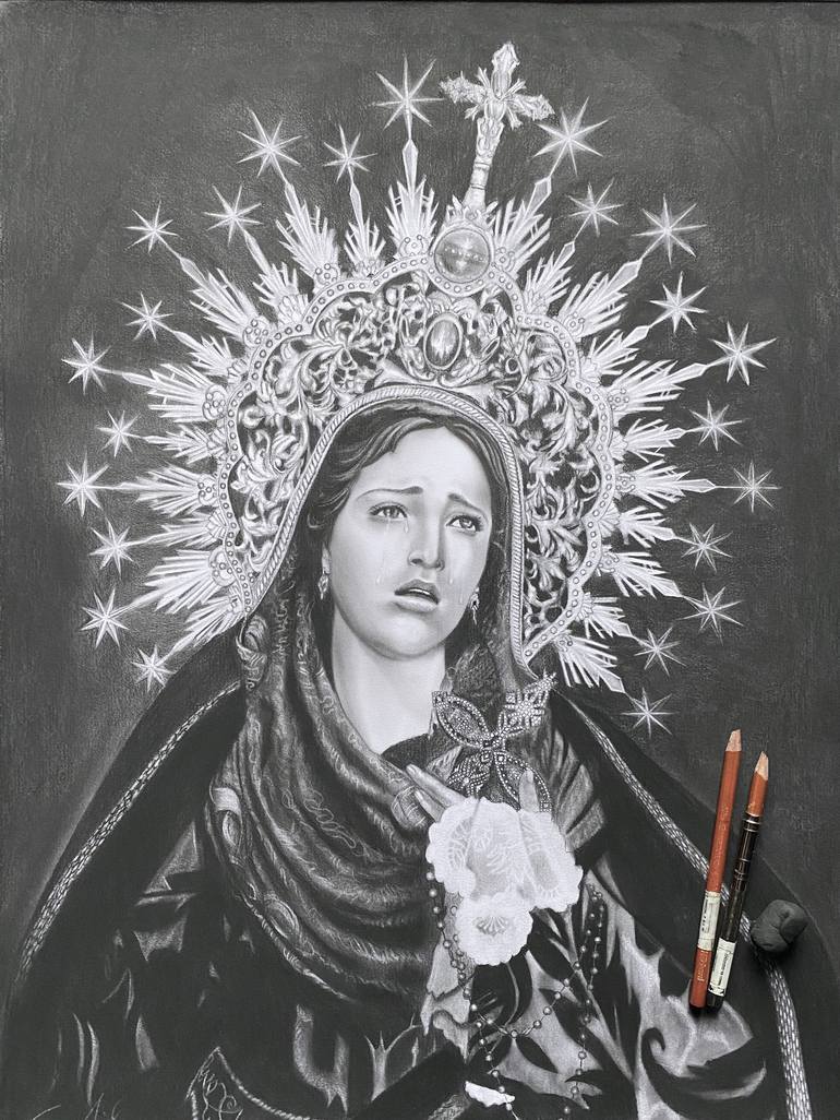 Original Realism Religious Drawing by Eric Armusik